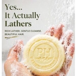 PH Design Organics Natural Shampoo Bar Aragon Oil Eco Bar; White Citrus & Sage